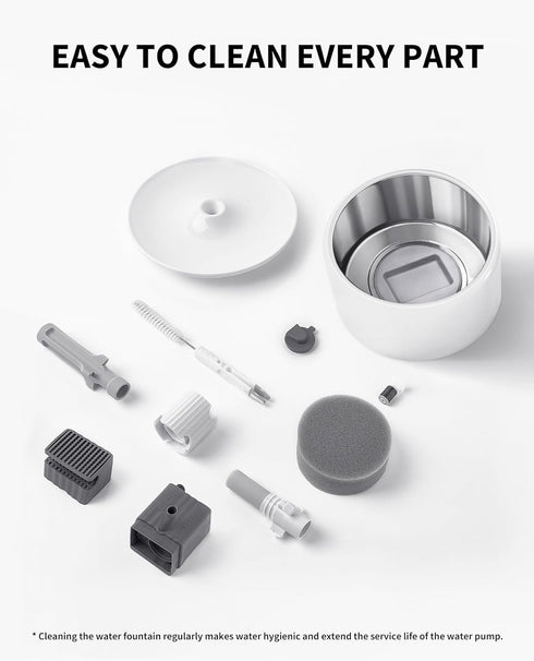 PETKIT Pet Water Fountain Cleaning Kit, Includes Brush, Tweezers, and Sponge for Cat Water Fountain