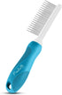 Poodle Grooming Comb - Metal Dematting Comb with Long & Short Stainless Steel Teeth for Gentle Removal of Matted Hair