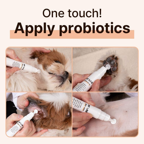 BYLAB Skin Care Ointment Cream for Dog Skin Disease, Sensitive Formula, White