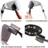 Golf Tool Set with Club Groove Sharpener, Retractable Brush, Cleaner for Wedges & Irons