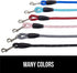 Gorilla Grip Heavy Duty Dog Leash, Soft Handle, Strong Reflective Rope for Night Walking, Durable Puppy Leash (Blue)