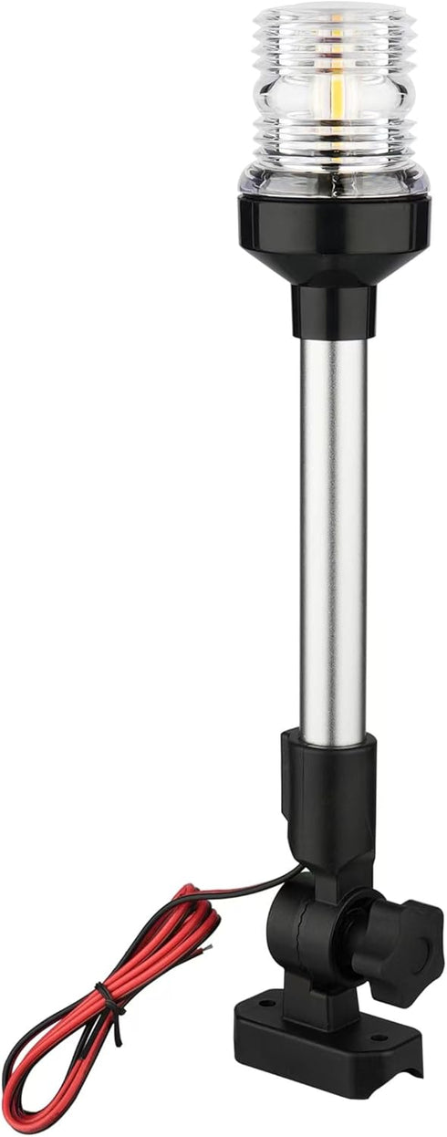 LYCAEA Boat Anchor Light, 3 Nautical Mile LED Fold Down Boat Stern Light