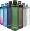 Opard Sports Water Bottles - 20/24 Oz BPA Free Leak Proof Tritan Plastic Bottle with Flip Top and Straw