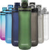 Opard Sports Water Bottles - 20/24 Oz BPA Free Leak Proof Tritan Plastic Bottle with Flip Top and Straw