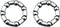 Lowrider 2-1 Piece Crank Bearing Set of 5/16" Ball Size Bearings for Bicycle Crank