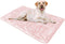 Dog Crate Mat (36" X 23"), Soft Dog Bed Mat with Cute Prints, Personalized Anti-Slip Bottom, Machine Washable Kennel Pad
