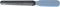 Durable Metal Pet Nail File with Curvy Edges & Soft Rubber Handle - Best Solution for Pet Nail Trimming, Blue