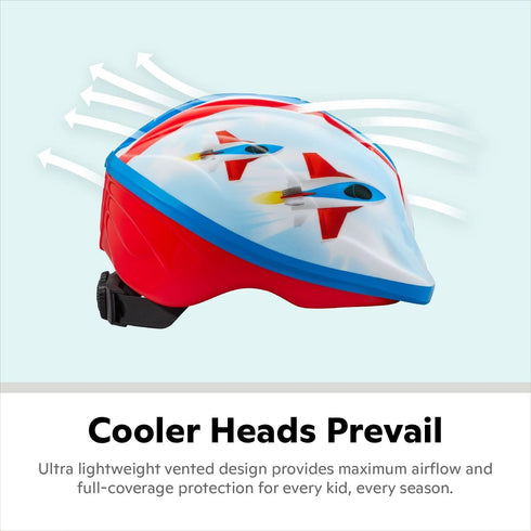 1-3, Schwinn Classic Bike Helmet for Kids, Purple Polkadots, Helmet for Kids Ages Ultra Lightweight, Adjustable Dial