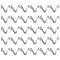 HARFINGTON 30pcs Double Button Kayak Paddle Snap Spring Clip, 65Mn Spring Steel V-Shaped Locking Tube Clips