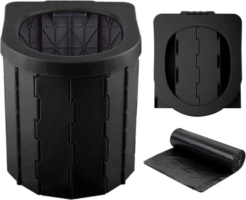Generic Commode Backpack, Portable Toilet for Camping, Portable Potty for Adults, Porta Potty Travel Toilet Bucket