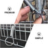 10PCS Metal Finger Spring Latch Hook for Fixing Pet Cage Door for Rabbit Cages, Bunnies, Hamsters