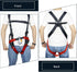 NewDoar CE Certified Climbing Harness - Rock Climbing Rappelling Equipment for Body Guard Protection