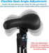 2-6 Lnrueg Kids Bike Seat for Adult Bike, Kid Bike Seat with Handlebar and Foot Pedals, Front Mounted Child Bike Seat