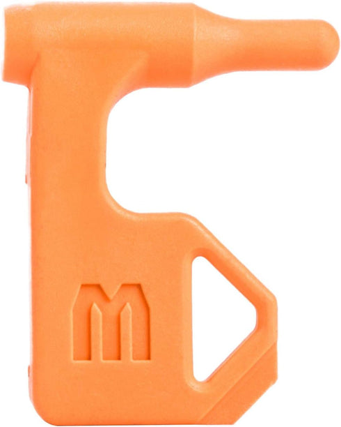 Monstrum Chamber Safety Flag with Built-in Flathead Tool and Slide-on Picatinny Rail Adapter (Pack of 6)
