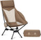 MellowCamp High Back Camping Chair, Oversized Comfort Design Collapsible Camp Chair with
