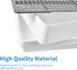 PODOO Rabbit Litter Box Training Potty Tray for Guinea Pig & Small Pets Spacious Grid Pan with Low Entrance, Easy-Clean