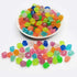 Oubest Fish Tank Decorations - 300Pc Glow in The Dark Aquarium Stones, 1.4cm for Fish Turtle Tank