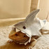 HAICHEN TEC Lizard Clothes - Shark Costume Outfit for Bearded Dragon, Handmade Apparel for Reptiles (M, Shark Costume)