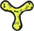 TUFFY Ultimate Boomerang Dog Toy - World's Tuffest Soft Toy with Squeakers - Durable, Strong & Tough (Junior, Yellow