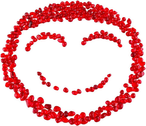 VTurboWay 150 Pack Red Glass Crystal Stone, Aquarium Stone Ornament, Fish Tank Gravel Decoration