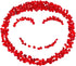 VTurboWay 150 Pack Red Glass Crystal Stone, Aquarium Stone Ornament, Fish Tank Gravel Decoration