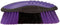Tough 1 Great Grip Finishing Brush, Purple
