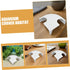 Healifty Aquarium Fish and Shrimp Shelter Cave with Two Holes Small White Resin Hideout Ornament for Freshwater Tank