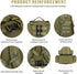 Large Military Tactical Backpack for Men, 40-50L Bug Out Bag, Army 3 Days Assault Pack with Molle System