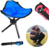 YUSHTPO 12in 3 Tripod Stool Portable Use Height Foldable Leg Chair for Hiking Camping Beach BBQ Travel Outdoor