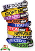 Limited DO NOT PET Red Color Coded S-M L-XL Neoprene Padded Dog Collar Prevents Accidents by Warning Others of Your Dog in Advance (L-XL)