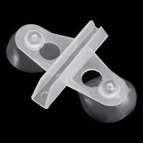 12PCS White Suction Cup Holder for Aquarium Fish Tank Breeding Divider Clip Bracket