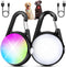 Dog Lights for Night Walking, 2 Pack Rechargeable Clip On Safety Light for Nighttime, IP68 Waterproof (Black)