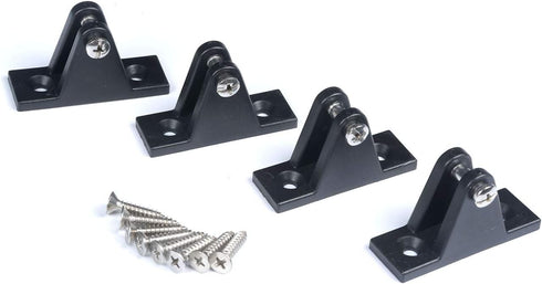 MX Bimini Top Fitting Hardware - Boat Jaw Slide, Cap Eye End, Deck Hinge Bimini Top Hardware