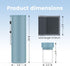 PUREEASE 3-in-1 Commute, COOLING STATION Portable Kit: Insulated Stainless Steel Bottle with Reusable Ice Bag & Cooling