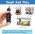 Super Mini Aquarium Heater, 6 Watts Small Fish Tank Flat Heater with Free Thermometer Strip, Submersible Slim Betta