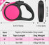 Taglory Retractable Dog Leash, 16ft for Small Medium Dogs up to 44 lbs, One-Handed Brake, Lock, Pink