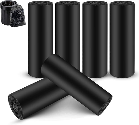 flintronic 120 (6 Camping Toilet Bags, PCS Roll) Portable Toilet Bags, Thickened Toilet Waste Bags, Camp Potty Liner