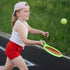 Wettarn 8 Pcs Plastic Kids Tennis Racket Set with 4 Tennis Balls and 4 Shuttlecocks for Outdoor Sports Gifts