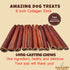 Amazing Dog Treats 6 Inch Collagen Stick - (10 Count) - Collagen Bully Sticks for Dogs - 95% Natural Collagen Sticks for Dogs - No Hide Bones for Dogs…