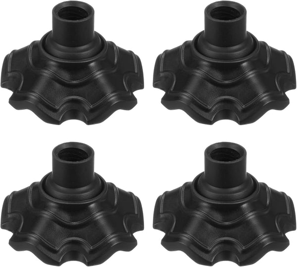 M METERXITY 4-Pack Camping Chair Foot Pads, 17mm Plastic Anti-Sinking Folding Camp