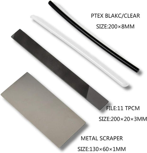 XCMAN Ski and Snowboard Waxing and Tuning Kit with Box for Traveling and Storage (Includes Tuning Tools)
