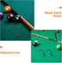 4pcs GANAZONO Billiard Cue Holder Hooks Metal Pool Table Side Rack Wear-resistant Snooker Pool Accessories Organizer