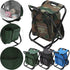 Fishing Chair Portable Camping Chair, Collapsible Insulated Cooler Bag for Hunting and Fishing Gear