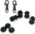 UUSOWARM 2PCS Counter Pace Ranger Bead with Hook Fastener Backing Army Veteran Made for Camping Hiking Outdoor Distance