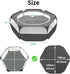 2 1 Pig/Ferret/Chinchilla/Bearded Amakunft in Small Animals Playpen with Pad Mat Rabbit Pop Up playpen Tent Portable