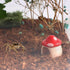 DQITJ 4 Pack Jumping Spider Mini Mushroom Decor Hermit Crab Cute Hide Decor for Hermit Crab Spider Snail Ant Millipede