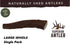 Large Antler Chew, Whole, Single Pack, All Natural Premium Grade A, L=6-10”, Made in The USA