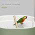 Luyismer Swimming Bathtubs Shower Bird Fountains Pool Toy Bath Water Dispenser for Cage Bird Tub