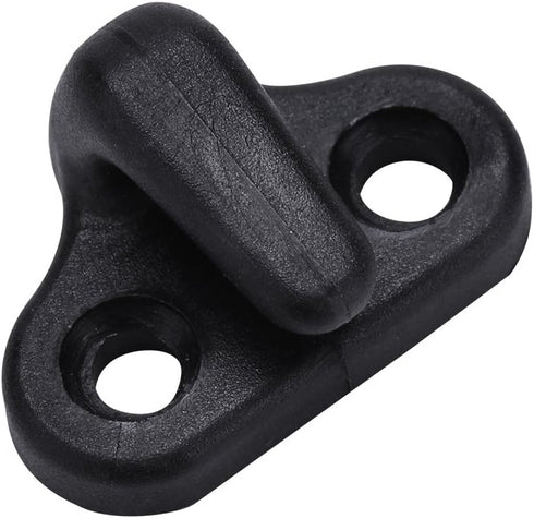 Kayak Lashing Hooks - 4pcs Nylon J Shape Hooks with Flat Head Screws for Kayak Canoe Paddle Board Rigging