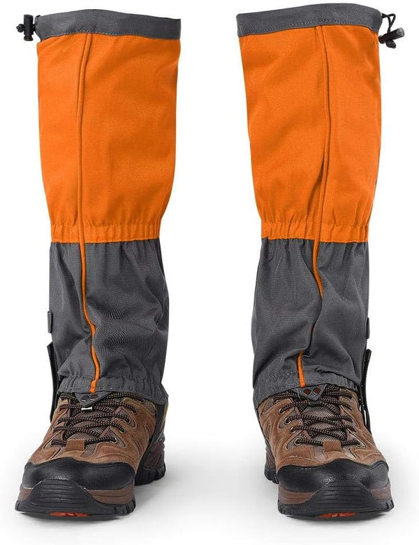 RiToEasysports Waterproof Leg Gaiters, Snow Boot Gaiters for Outdoor Backpacking Climbing Fishing